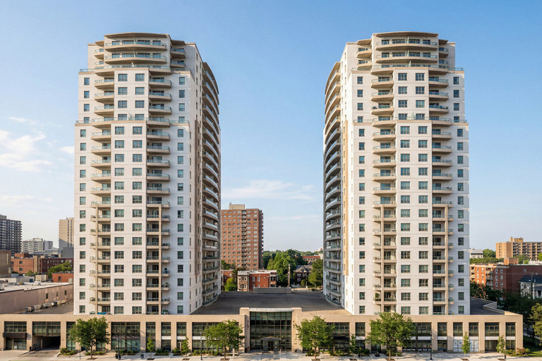 Drewlo residential apartment towers